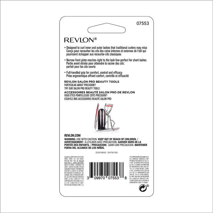 Revlon Precision Lash Curler, Works on Small Inner and Outer Eyelashes, Pinch-Free Control, Lifts & Defines, 1 Count