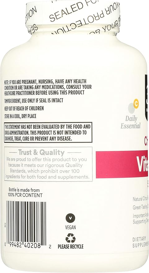 365 by Whole Foods Market, Vitamin C Chewable 500Mg, 100 Tablets (Pack of 2)