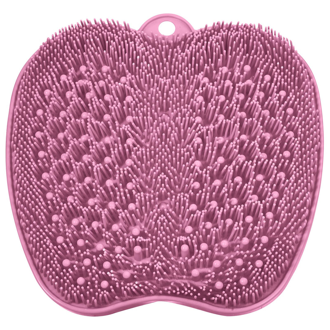 BESKAR Shower Foot Scrubber Mat with Non-Slip Suction Cups, Foot Spa Brush for Cleaning & Exfoliating Your Feet No Bend, Foot Points Reflexology Mat for Relax Your Feet