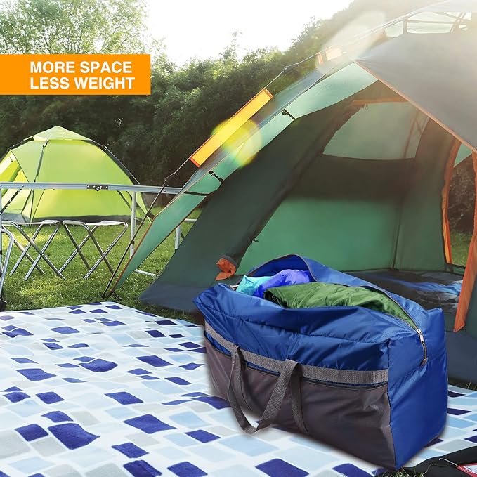 REDCAMP Foldable Travel Bag, Large Sports Bag, 75L/96L/100L, Lightweight Waterproof Tote Bag