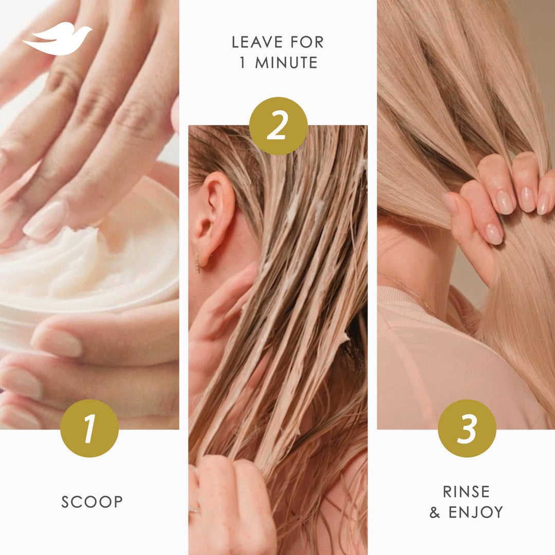 Dove Hair Mask Bond Strength for Chemically Damaged Hair with Bio-Protein Care Technology and Peptide Complex 9.2 Fl Oz