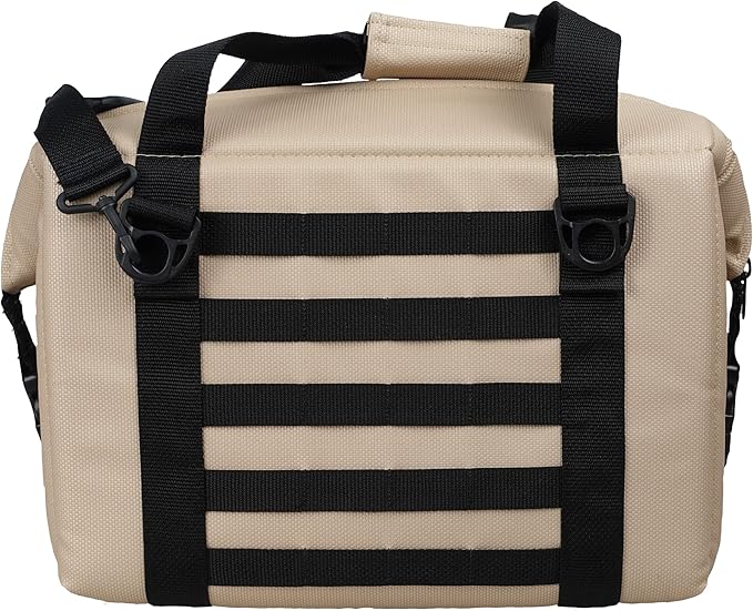 Bison Coolers Softpak Series, Made in USA, Soft Cooler Bag Insulated Leak Proof for Beach, Travel, Camping, Picnic, Car, Trips, 24+ Hour Ice Retention