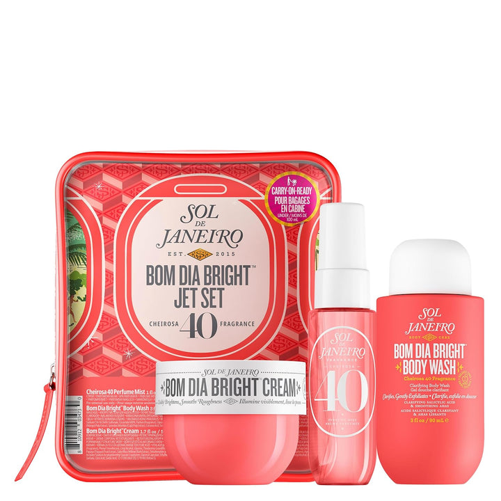 SOL DE JANEIRO Jet Set | Travel-Size Body Care Set | Tropical Fragrance