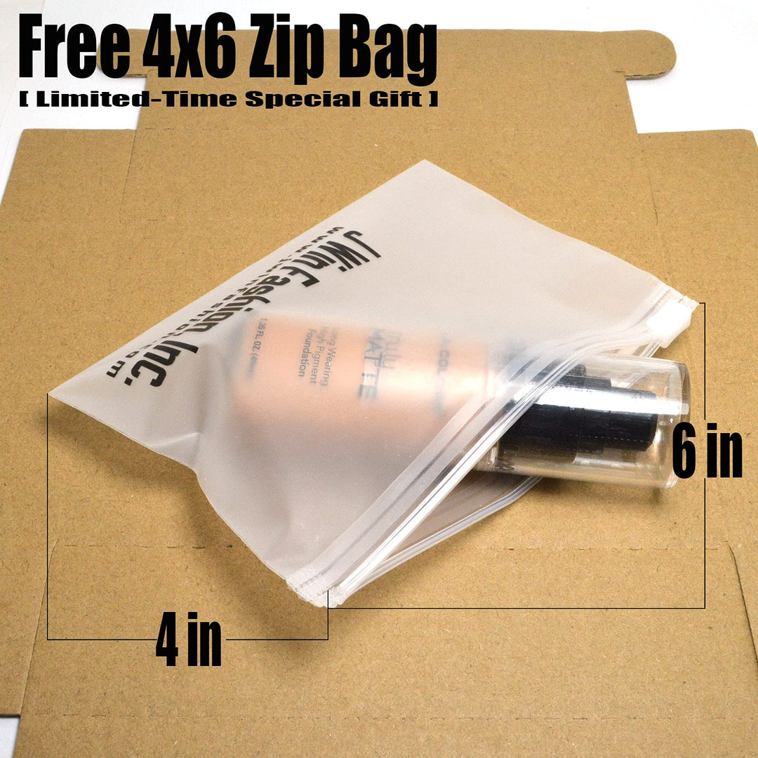 LA Colors CLM358 Warm Honey Truly Matte Liquid Foundation Powder Like Finish + Free Zipper Bag