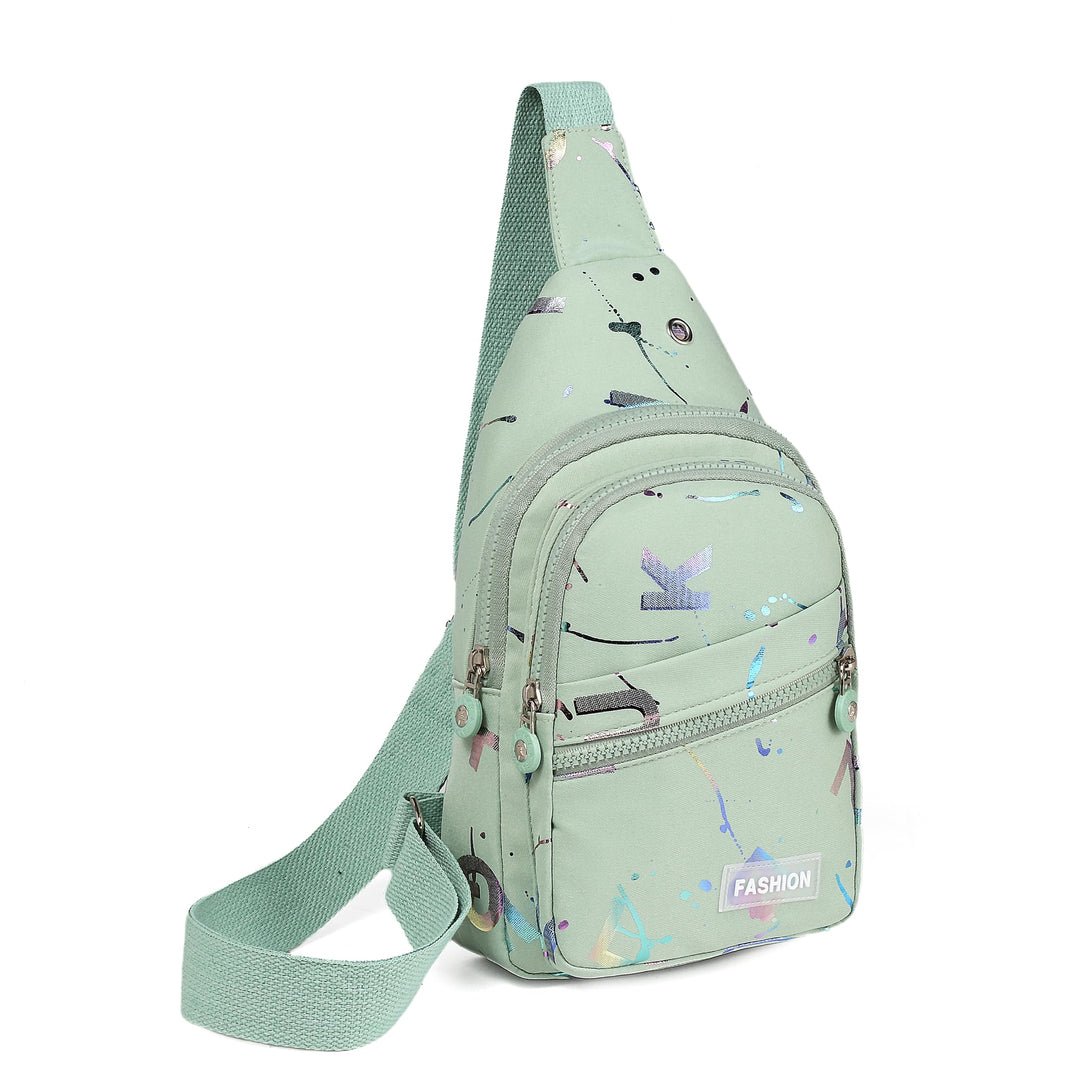 YAZEKOUS Small Sling Bag for Women Men, Crossbody Sling Backpack, Casual Daypack Backpacks Crossbody Bag for Hiking Travel