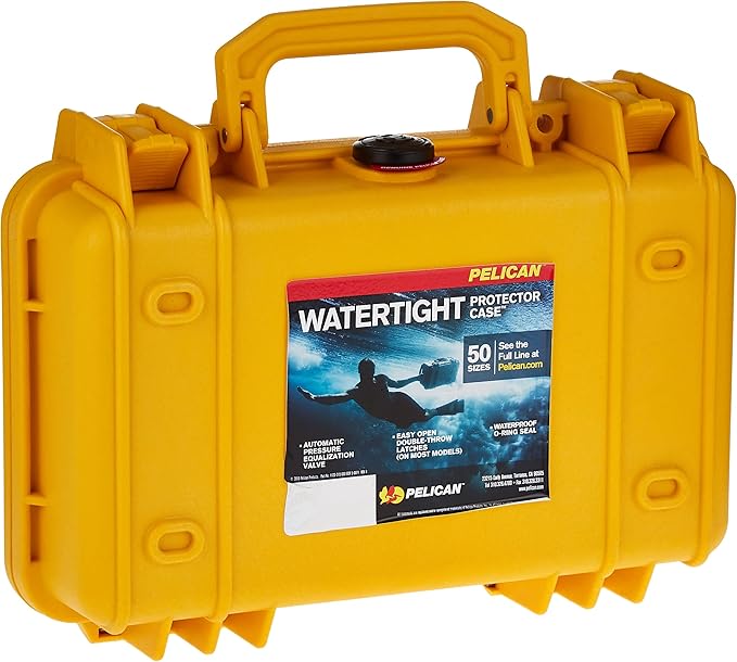 Pelican 1170 Case With Foam (Yellow)
