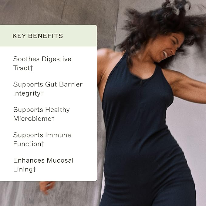 Amy Myers MD Leaky Gut Revive Powder for Leaky Gut Repair -L Glutamine, Slippery Elm -Supports Constipation, Diarrhea, Bloating, Heartburn, SIBO -Licorice & Marshmallow Root - Unflavoured-6.30 Oz