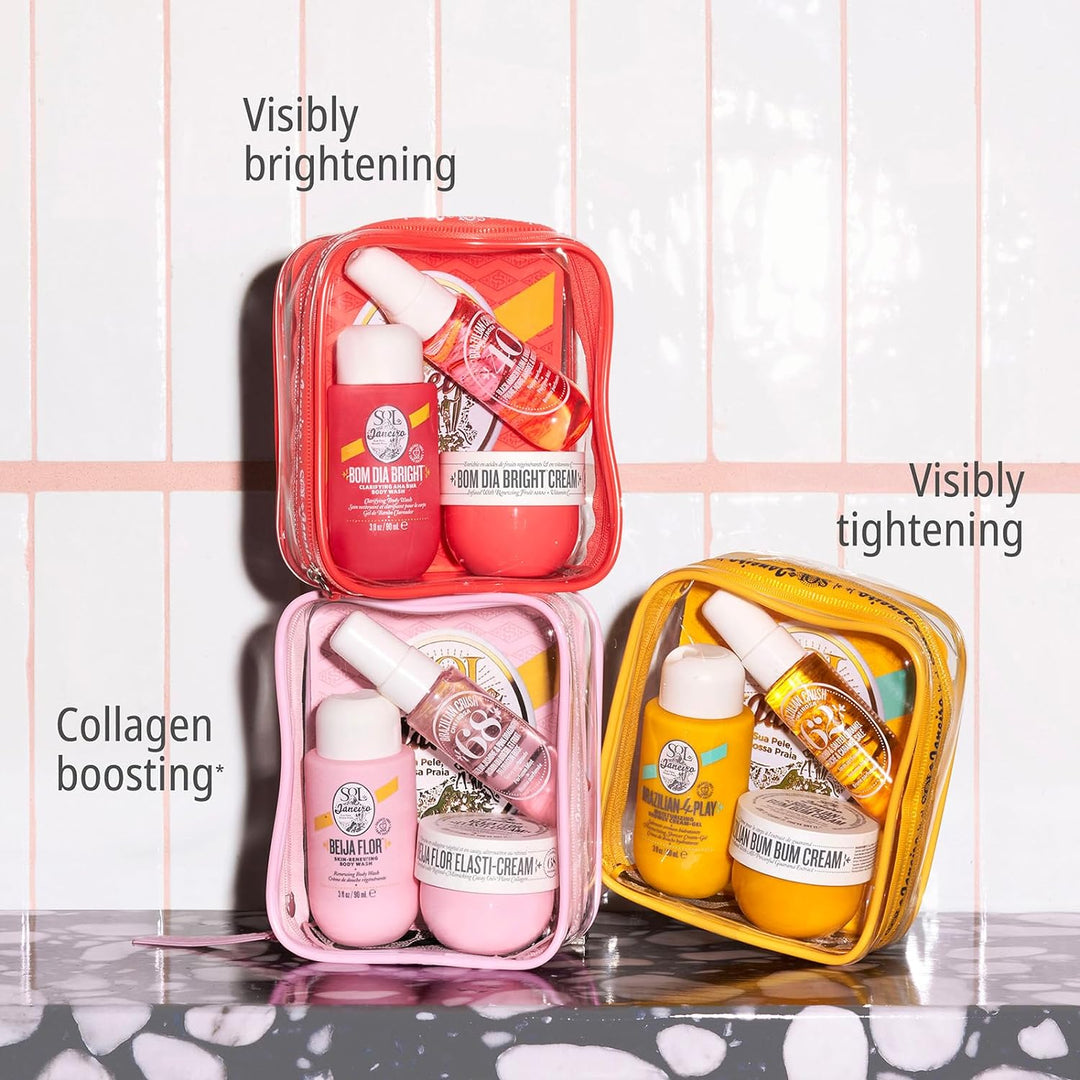 SOL DE JANEIRO Jet Set | Travel-Size Body Care Set | Tropical Fragrance