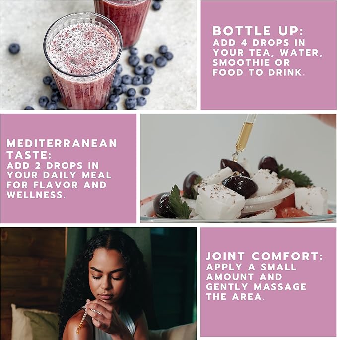 ImunShield Wild Oregano Oil Organic Liquid Drops - Hand-Picked Oregano with 86-90% Carvacrol for Immune and Digestive Support - Vegan, Non-GMO, Gluten-Free, 1 fl. oz./ 30ml