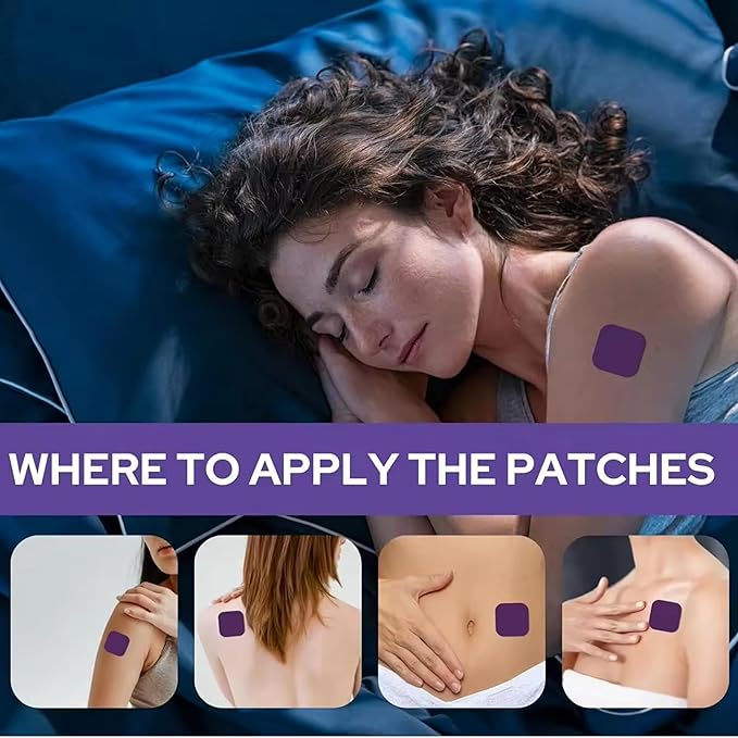 DUKE & PERRY Upgraded Deep Sleep Patches for Adults Extra Strength | Quick Acting Sleep Aid Patches for Men and Women | 100% Natural Ingredients, Easy to Apply, and Skin-Friendly (Pack of 42)