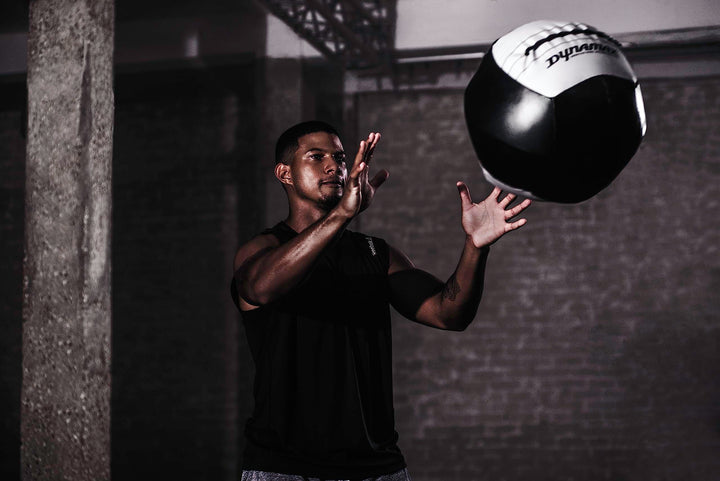 Dynamax 20LB Soft-Shell Medicine Ball Purple/Grey