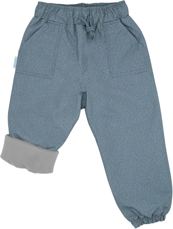 JAN & JUL Waterproof Fleece Lined Snow and Rain Pants for Toddlers and Kids