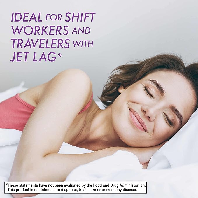 BlueBonnet Nutrition EarthSweet Melatonin 10 mg Fast-Acting Quick Dissolve Nighttime Relaxation & Restful Sleep Support - Sleep Aid - Gluten-Free, Vegan - Raspberry Flavor - 60 Chewable Tablets