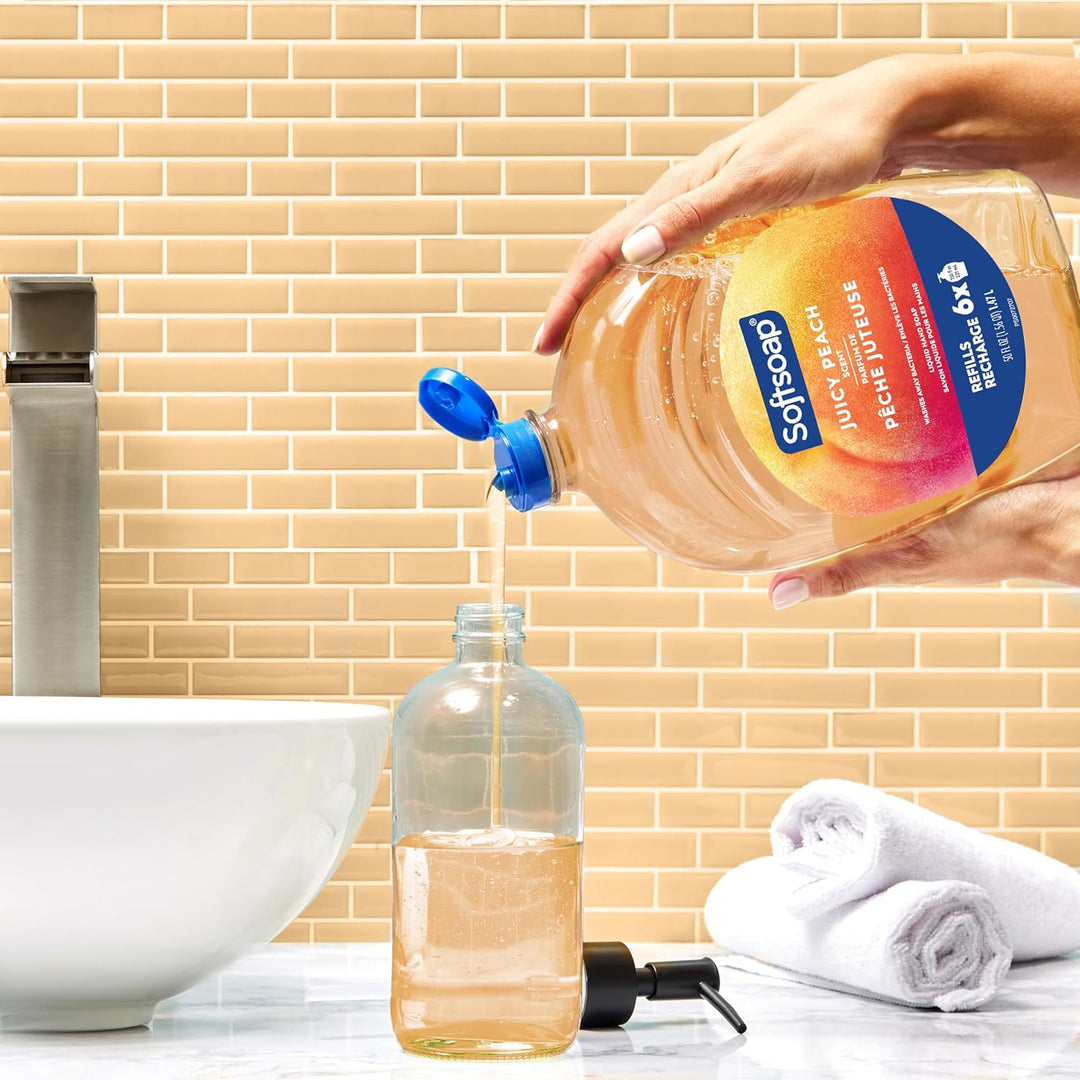Antibacterial Soap Refill 50 Oz | Crisp Clean Scent | Pack of 2