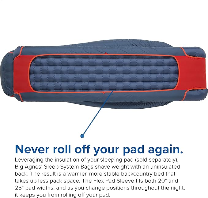 Big Agnes Anvil Horn (650 DownTek) Sleeping Bag, 0 Degree, Regular, Left Zip