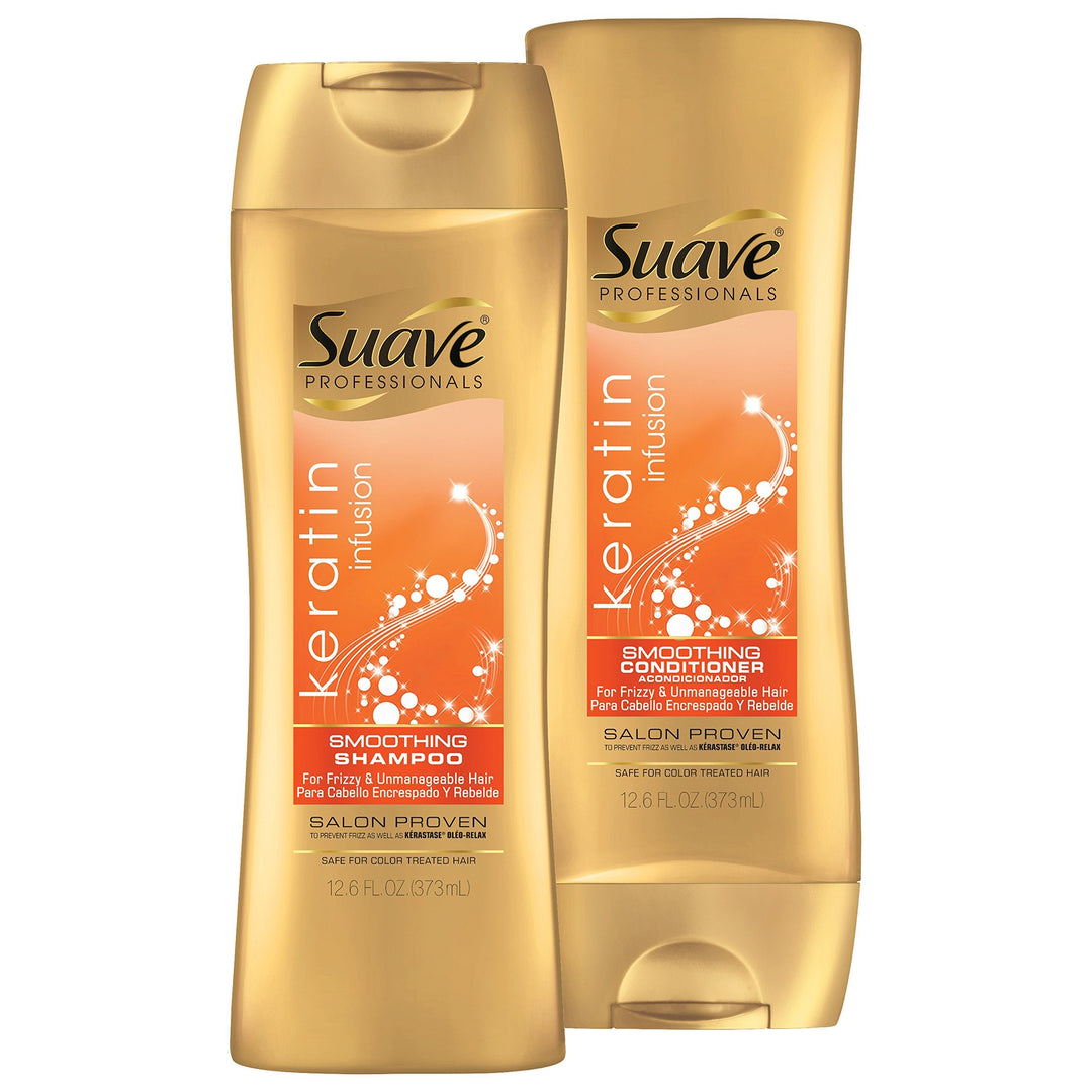 Suave Professionals Smoothing Conditioner, Keratin Infusion, 12.6 Fl Oz
