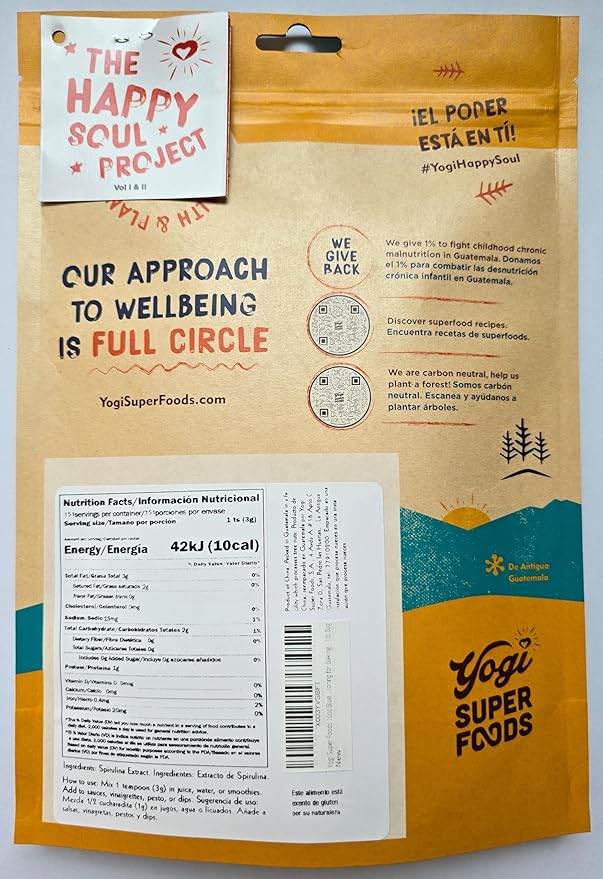 16oz Blue Spirulina Powder Made from Blue-Green Algae Extract - Superfood Plant, Rich Source of Protein, for Immune Support, Energy, Natural Food Coloring for Baking - 1lb Bag