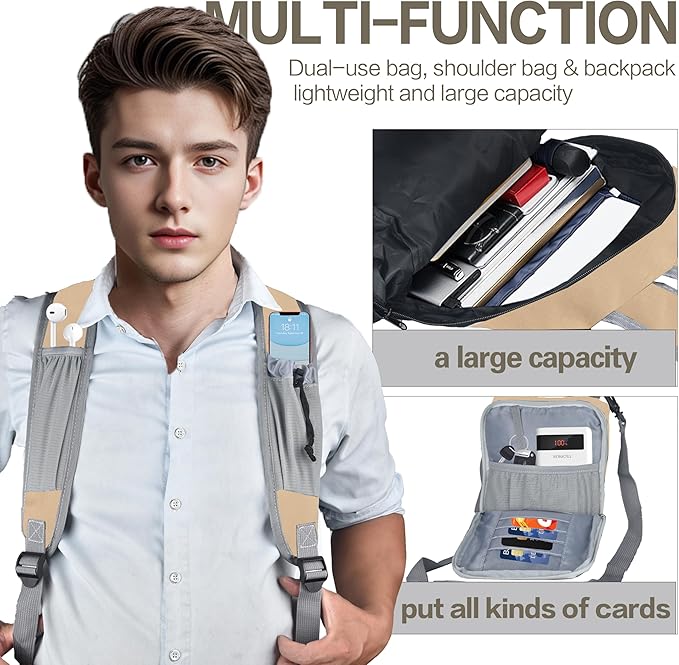 35L Foldable Waterproof Backpack For Outdoor Sports Travel Inside Wet Clothes Compartment Packable For Multiple