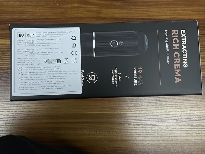 BENFUCHEN Portable Espresso Machine For Travel, USB-C Charging, Self-Heating Electric Espresso Maker, 19 Bar Mini Coffee Maker On the Go Camping Espresso Maker For Ground Coffee & NESPRESSOpods, Green