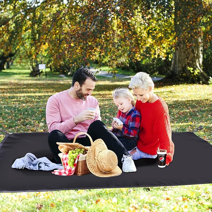 REDCAMP Ultralight Tent Footprint for 1-2 Person Tent, 87"x55" Multifunctional Waterproof Camping Tarp for Outdoor Hiking