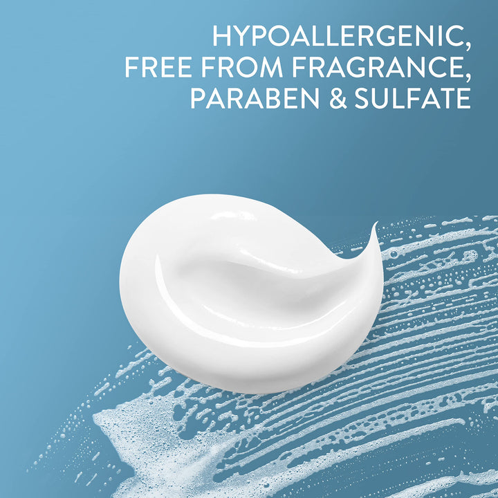 Cetaphil Body Wash, Moisturizing Relief Body Wash for Sensitive Skin, Creamy Rich Formula Gently Cleanses and Gives 24 Hour Relief to Dry Skin, Hypoallergenic, Fragrance Free, 20 oz