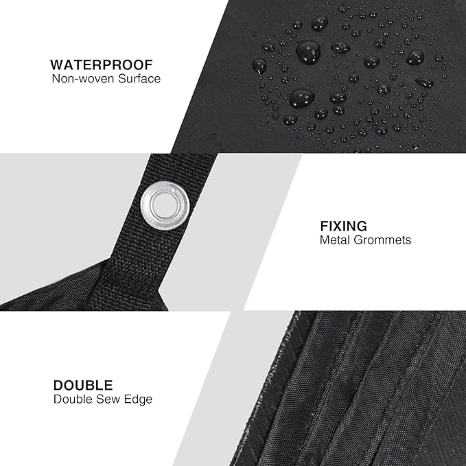 REDCAMP Ultralight Tent Footprint, PU 2000 Waterproof Camping Tent Tarp with Drawstring Carrying Bag, Waterproof Camping Tarp for Outdoor Hiking Camping