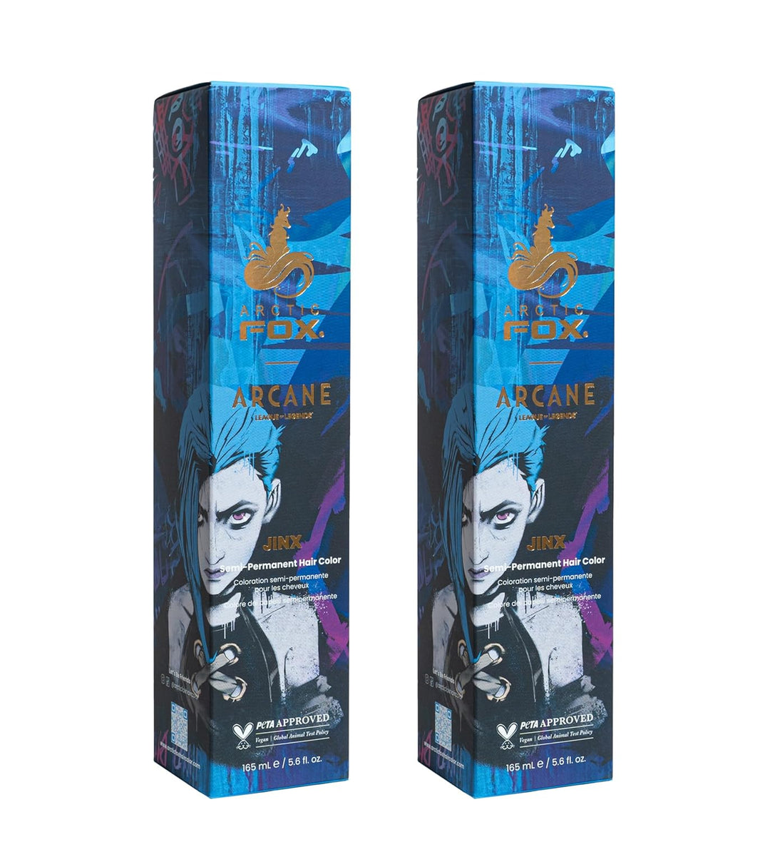 ARCTIC FOX Purple Madness | Vegan Semi-Permanent Hair Color Dye - 5.6 Fl Oz