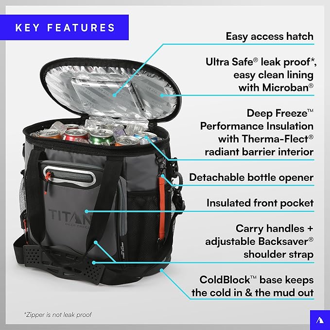 Titan Deep Freeze Insulated Tote Coolers