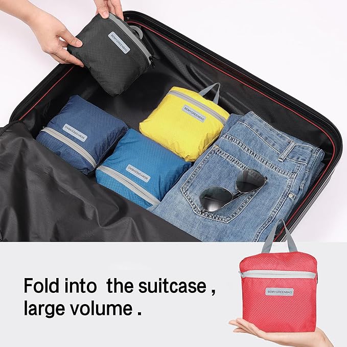 35L Foldable Waterproof Backpack For Outdoor Sports Travel Inside Wet Clothes Compartment Packable For Multiple