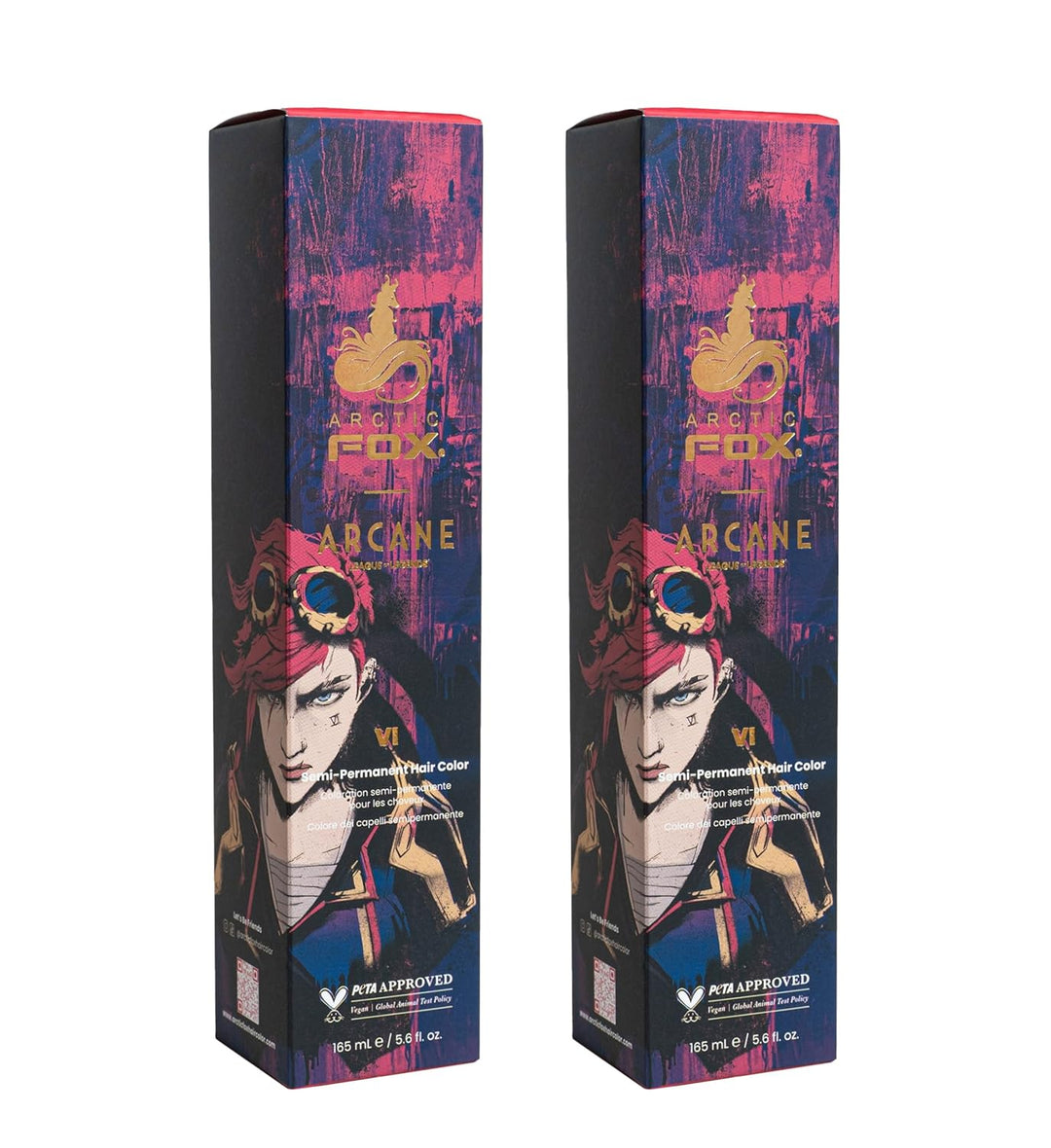 ARCTIC FOX Vegan Semi-Permanent Hair Color Dye | AURORA KISS | 5.6 Fl Oz