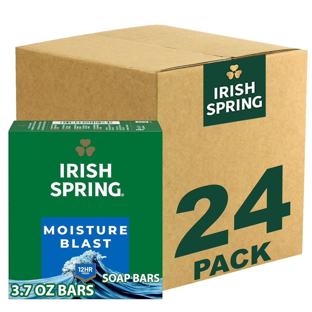 Aloe Vera Moisturizing Bar Soap | Irish Spring | 44.4 Oz | Hydrating Cleanser