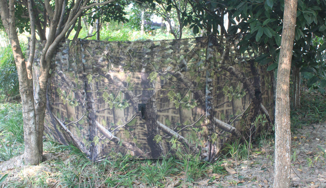 AUSCAMOTEK Turkey Hunting Pop up Ground Blind Portable Quick Setup Lightweight Deer Blind Camouflage Tent Green