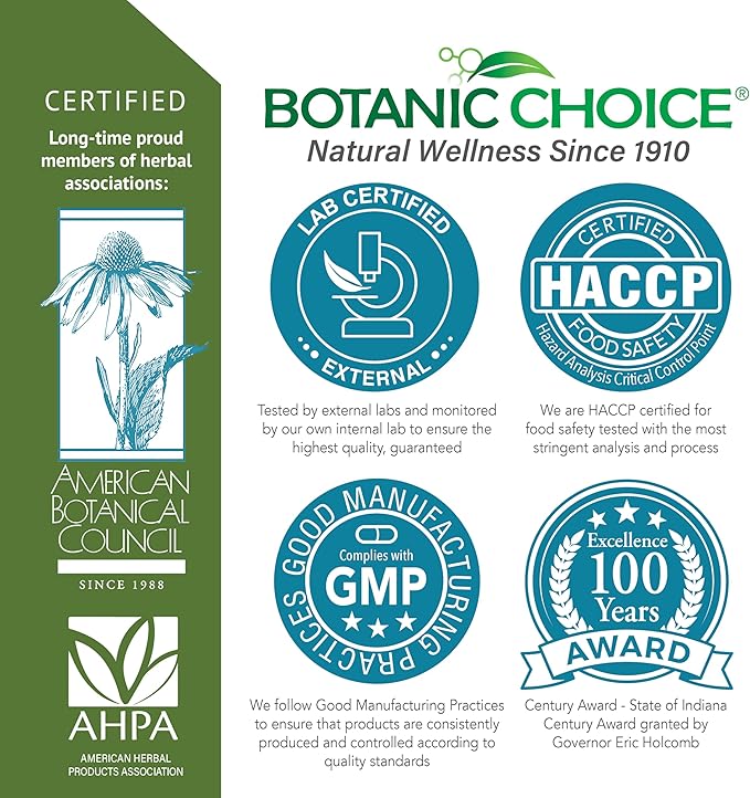 Botanic Choice Oil of Oregano Liquid Extract - Alcohol Free Herbal Supplement, Traditional Support for Immune and More - 1 Fl. Oz.