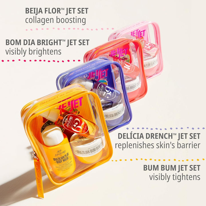 SOL DE JANEIRO Jet Set | Travel-Size Body Care Set | Tropical Fragrance