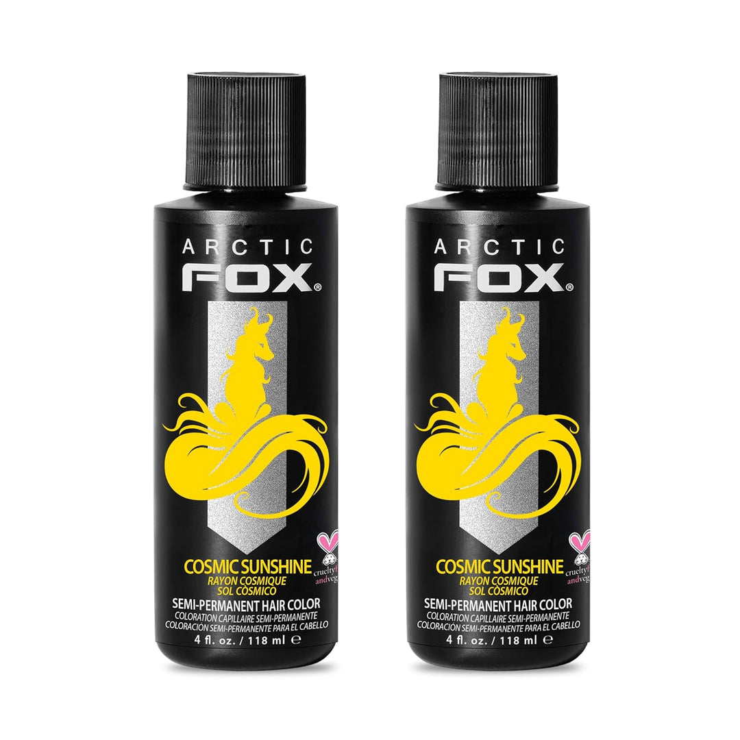 ARCTIC FOX Vegan Semi-Permanent Hair Color Dye | AURORA KISS 5.6 Fl Oz (2-Pack)