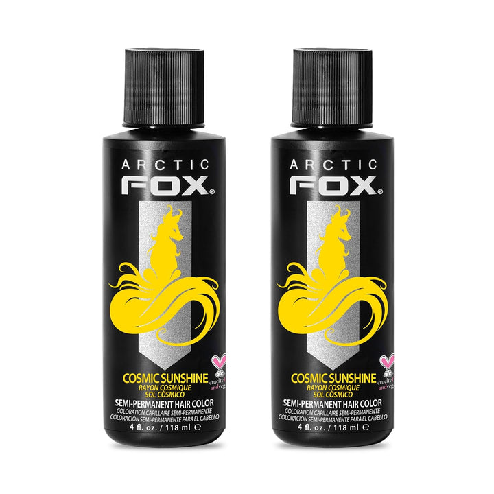ARCTIC FOX Vegan Semi-Permanent Hair Color Dye | AURORA KISS 5.6 Fl Oz (2-Pack)
