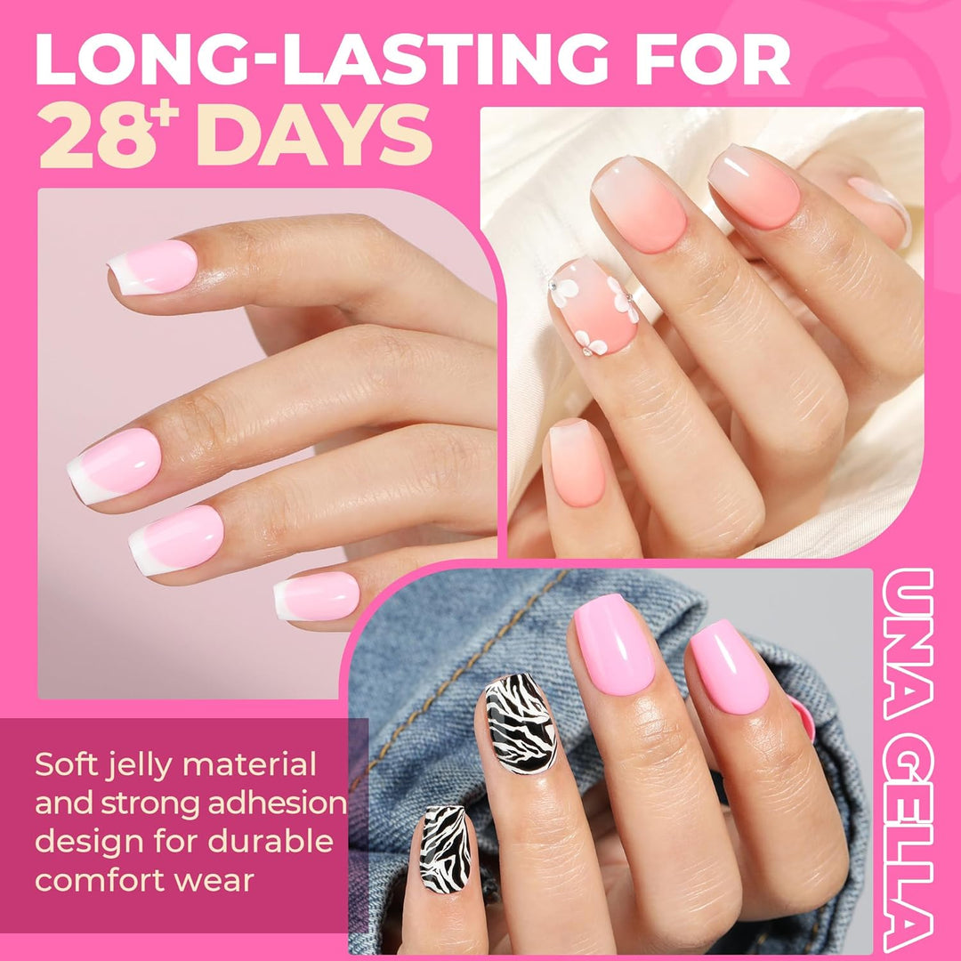 504Pcs Matte Soft Gel Toe Nail Tips | Full Cover for DIY Nail Extensions
