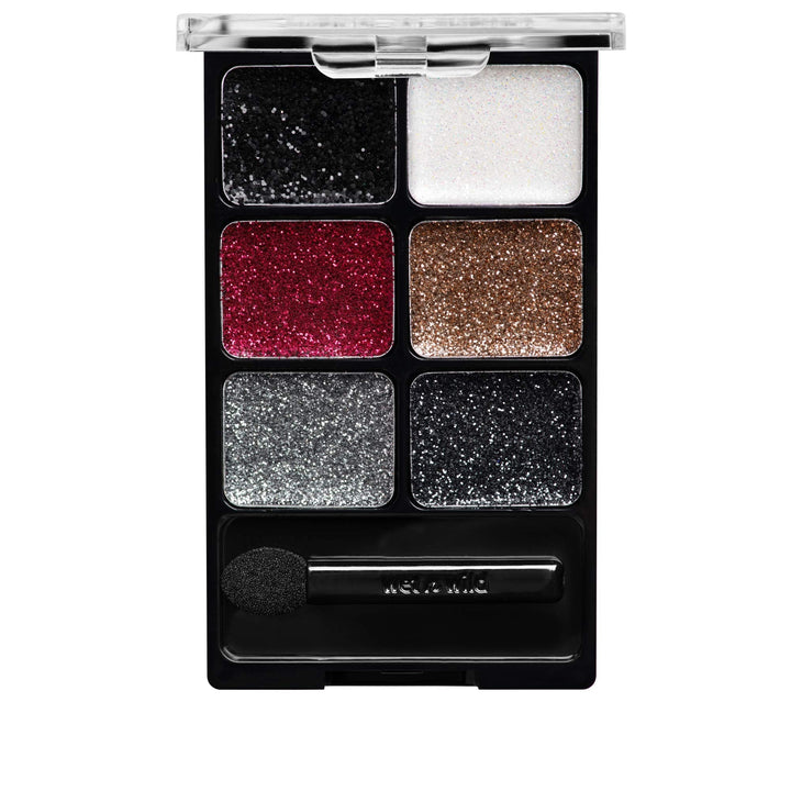 wet n wild Fantasy Makers Glitter Palette, Long Wearing Shimmering Brilliance, Creamy Texture, 6 Complementary Shades, Cruelty-Free - Heavy Metals