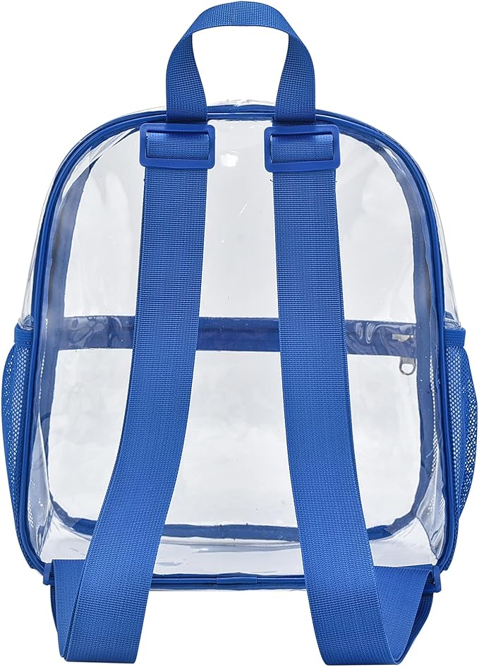 USPECLARE Clear Backpack Stadium Approved 12X11x6, Waterproof Clear Bag Stadium Backpack for Concert Work Sport Event
