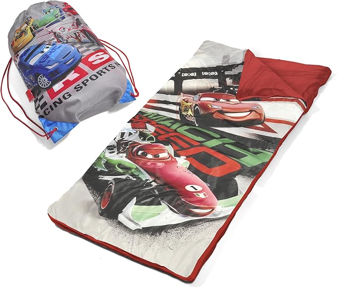 Idea Nuova Disney Cars 2 Piece Sling Bag Slumber Set, 30"x54", Cars