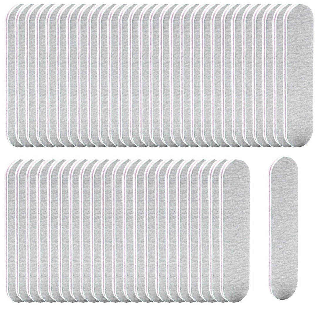 50 Packs 100/180 Grits Mini Nail Files And Buffers Double Sided Emery Boards Manicure Tool For Acrylic Nails, Nail Care