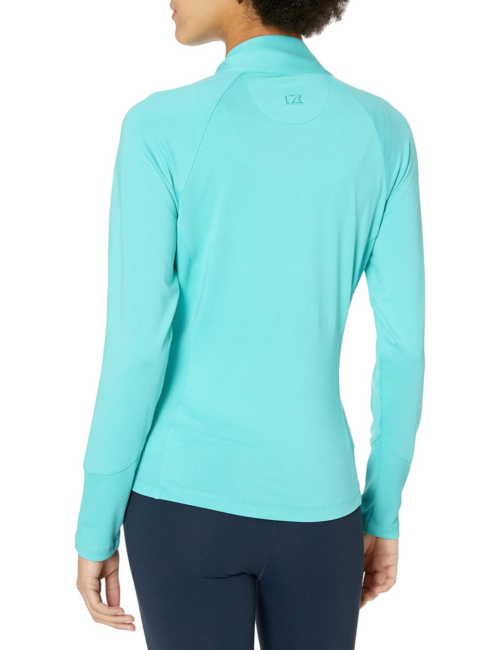 Cutter & Buck Women's CB Drytec Sabrina Full Zip, Quench, Small