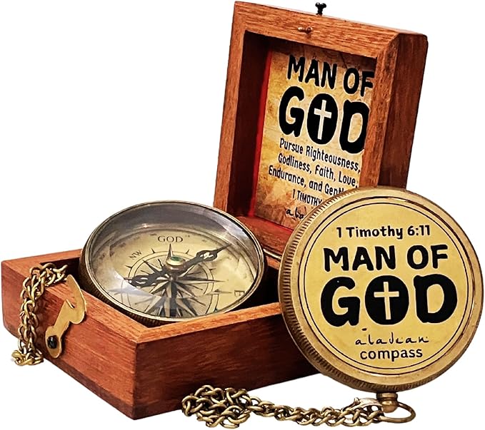 Religious Gifts for Men Engraved Compass for I Know The Plans -God, Camping Compass Christian Gifts Catholic Boys Girls Baptism Communion Inspirational Graduation Gifts