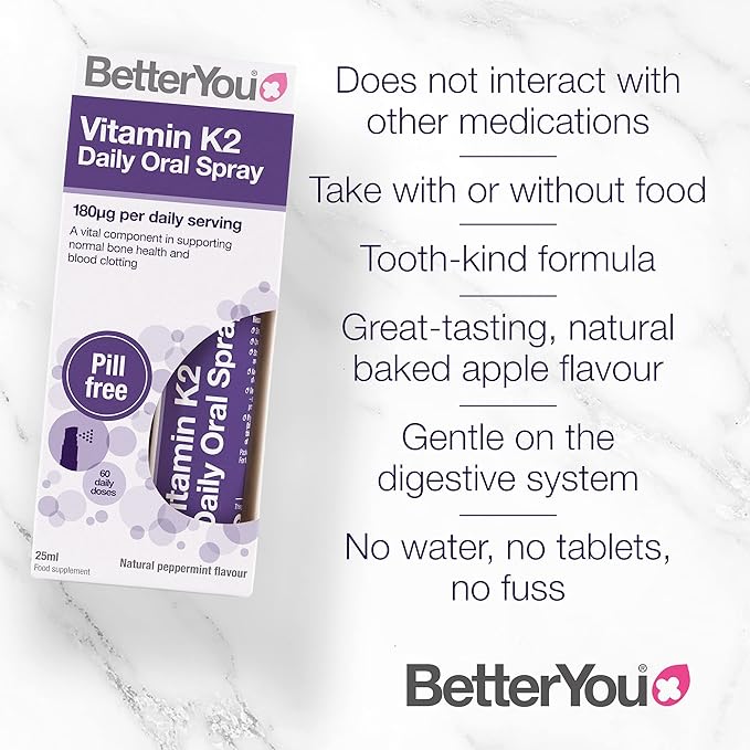 BetterYou Vitamin K2 Daily Oral Spray 25ml