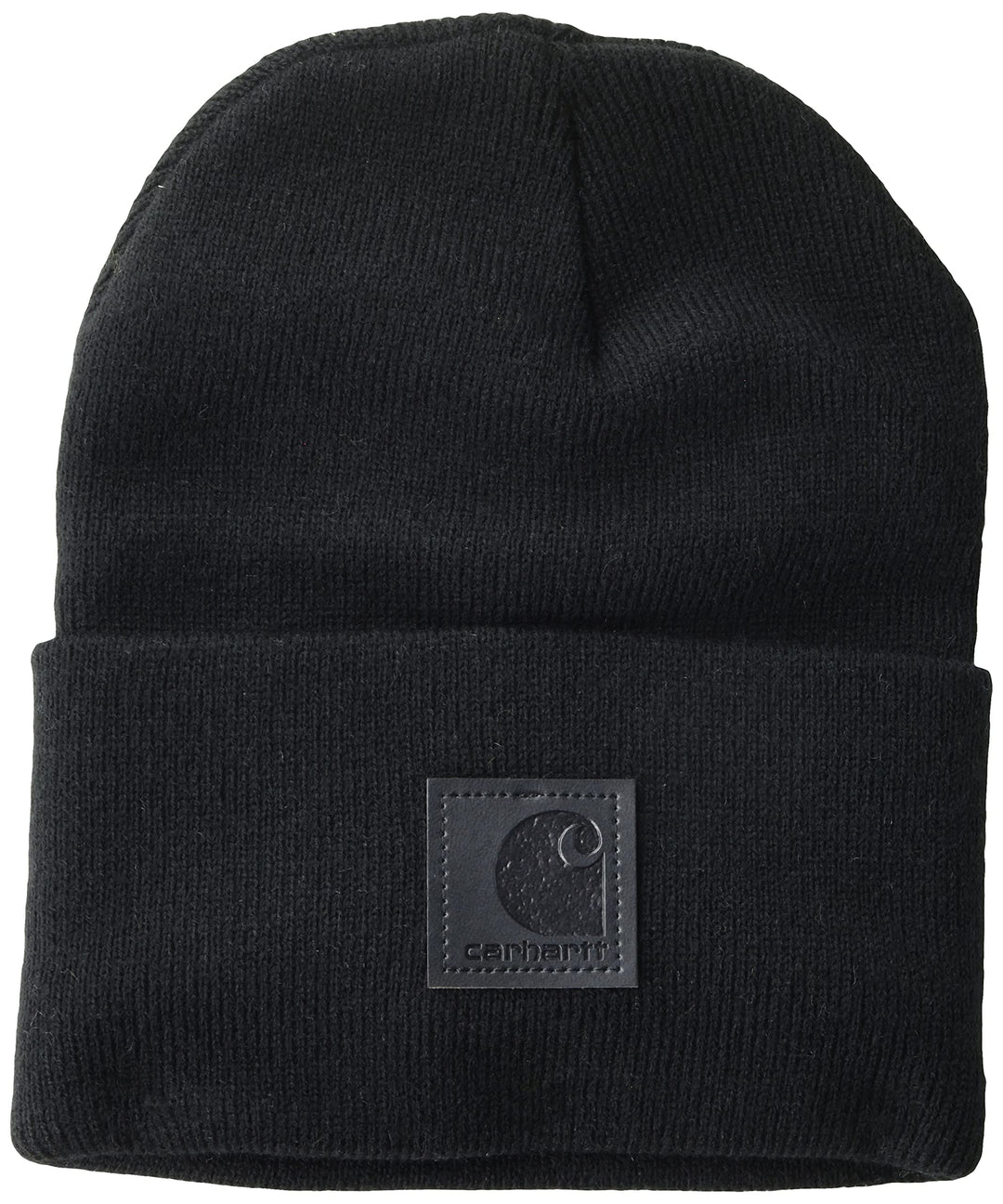 Carhartt .101070.001.S000 Label Watch Cappello, Nero & Acrylic Watch Berretto, Nero