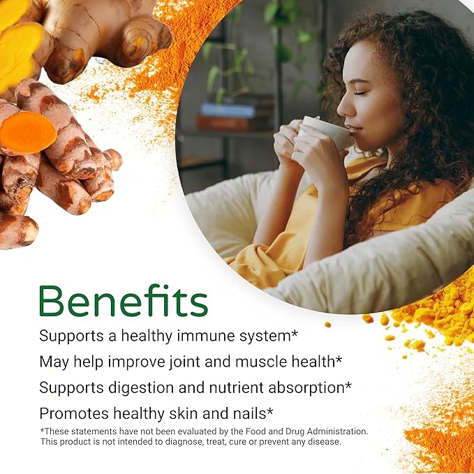 Feelgood Organic Superfoods Pure Curcumin Powder, Organic, Non-GMO, Vegan from Bulk Ground Turmeric Root from India, Curcuma Longa Joint Supplement, 5 oz