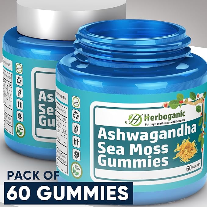 Ashwagandha Sea Moss Gummies - 60 Count