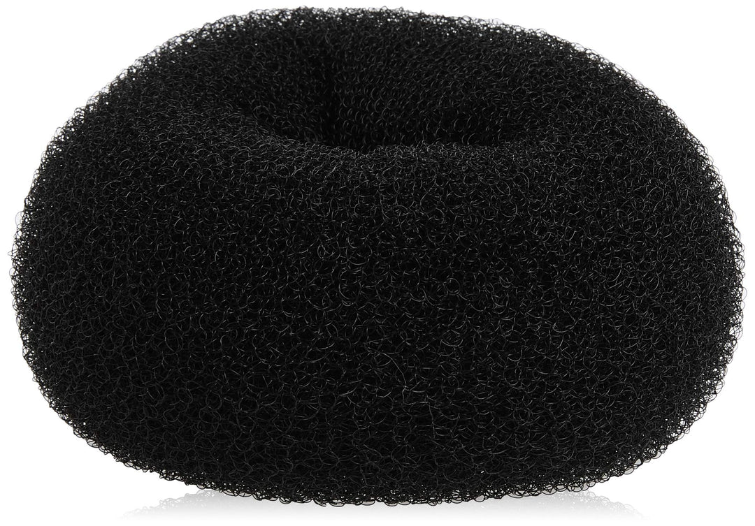 Diane Jumbo Hair Donut, Black, 5.5''