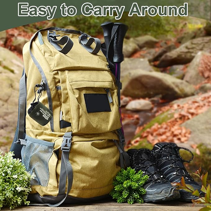 Benvo Mosquito Head Net Mesh, Face Neck Fly Netting Hood from Bugs Gnats Noseeums Screen Net for Any Outdoor Lover- with Carry Bags Fits Most Sizes of Hats Caps (2pcs, Olive, Updated Big Net)