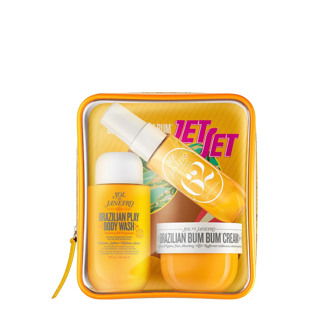 SOL DE JANEIRO Jet Set | Travel-Size Body Care Set | Tropical Fragrance